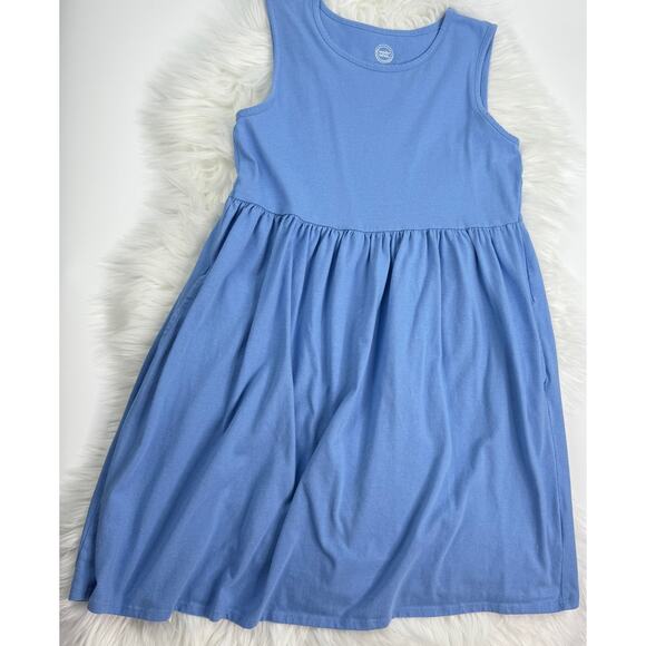 Wonder Nation Dress Girls Large 10-12 Sleeveless Casual Tank Summer Lightweight - Picture 1 of 7